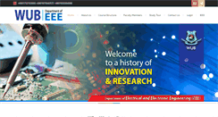 Desktop Screenshot of eee.wub.edu.bd