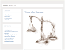 Tablet Screenshot of law.wub.edu.bd